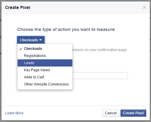 Facebook Ads Pixel Tracking Form