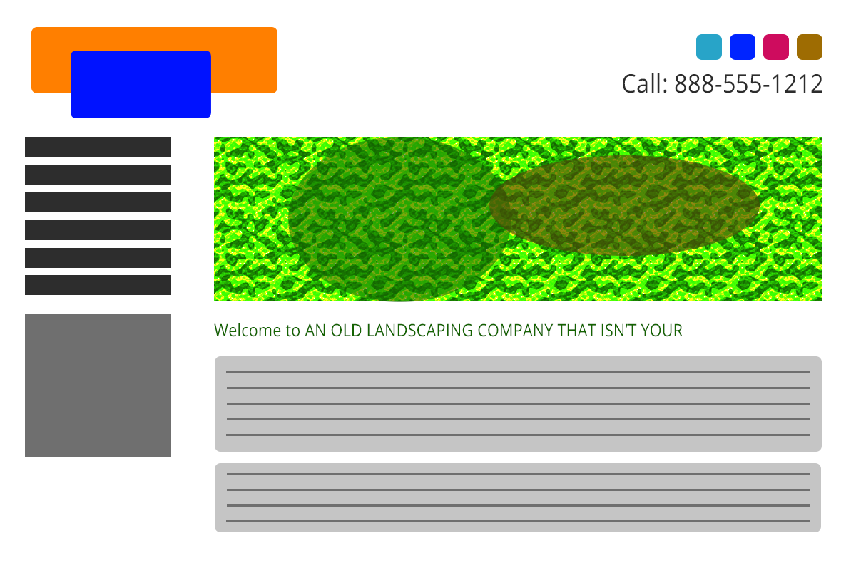 Bad website design layout, leads to bad business lead generation